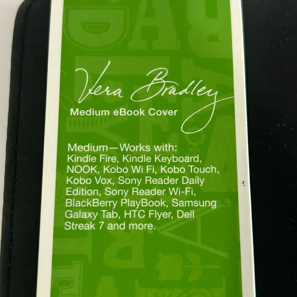 Vera Bradley Medium eBooks Cover Island Blooms Never used.